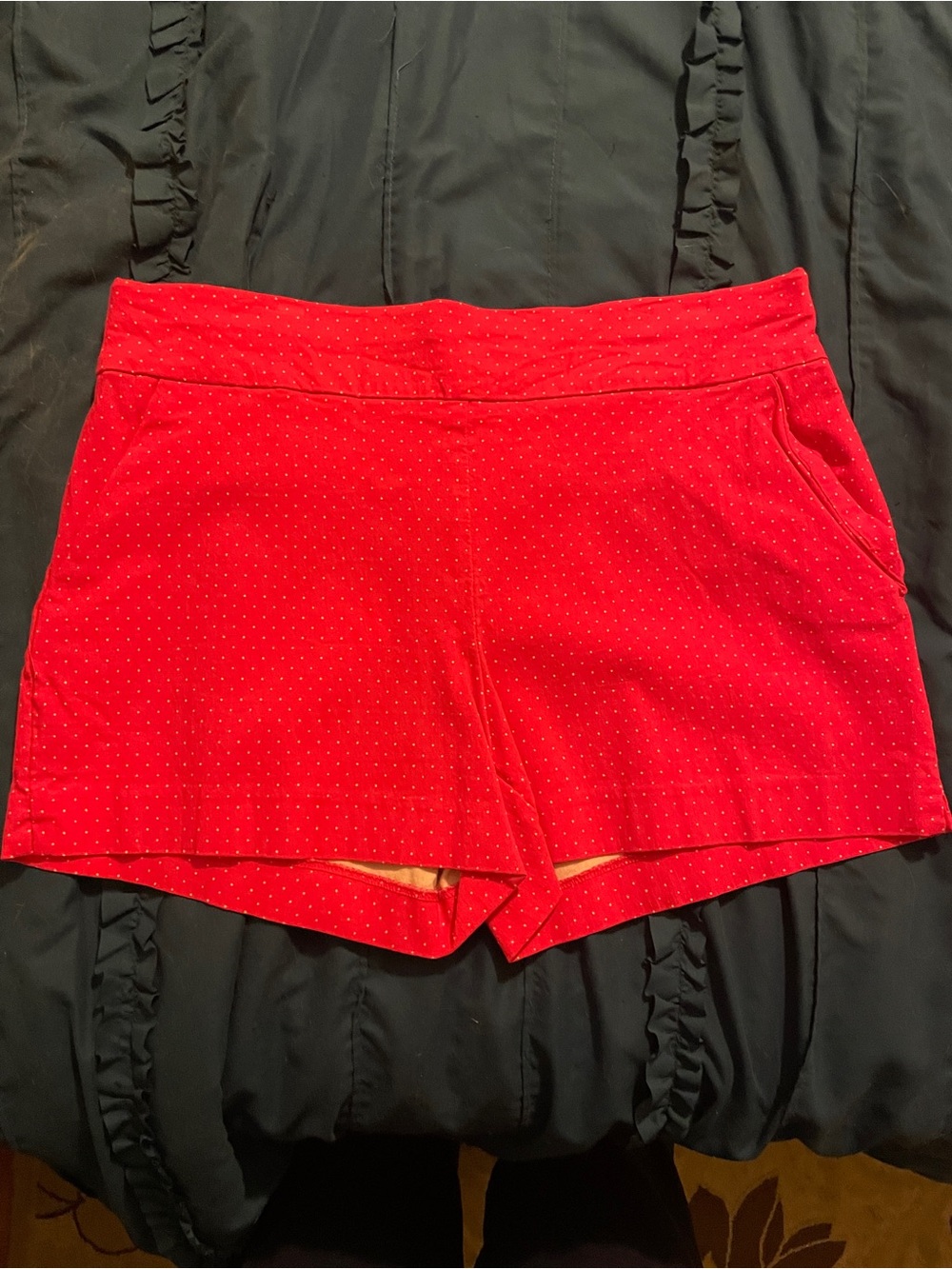 Women’s Pink Polka Dot Shorts, Large